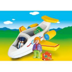 Playmobil 1.2.3 avion con pasajero