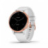 Smartwatch garmin sport watch gps vivoactive 4s - f.cardiaca - barometro - gps - glonass - 40mm - bt - wifi - blanco - rosa