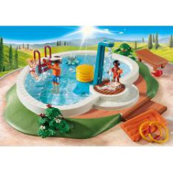 Playmobil diversion en familia piscina