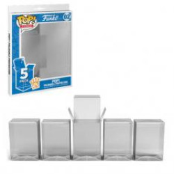 Caja protectora funko pop plegable pack 5 unidades plastico 53008