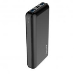 Bateria externa portatil power bank denver pqc - 15005 15000mah negro - 2xusb - led indicador de carga