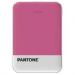 Bateria externa portatil power bank pantone 5000mah usb - type c - rosa