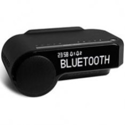 Radio despertador schneider maestria negro -  bluetooth -  usb para cargar dispositivos