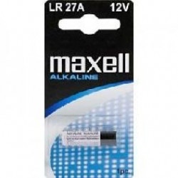 Blister maxell pila alcalina 027a - lr - 27a - 1 unidad - mando cochera - calculadora