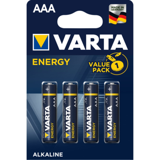 BLISTER PILAS VARTA ALCALINAS ENERGY LR03 Pilas