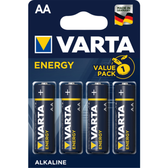 BLISTER PILAS VARTA ALCALINAS ENERGY LR6 Pilas