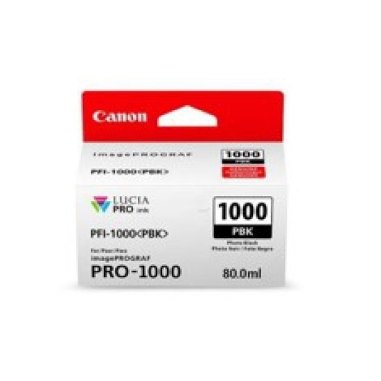 CARTUCHO CANON PFI - 1000 PBK FOTO NEGRO Consumibles gran formato