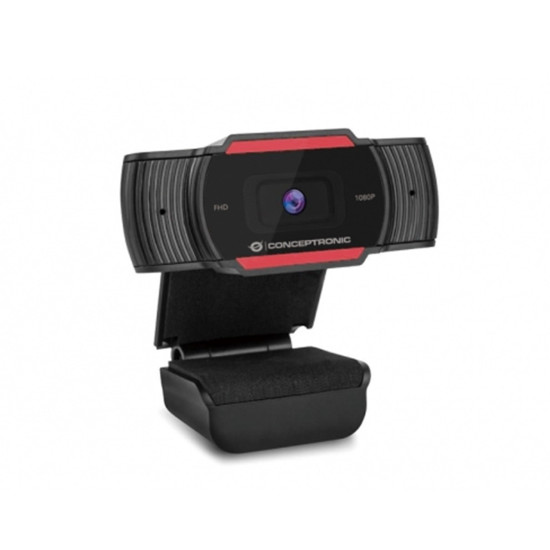 WEBCAM FHD CONCEPTRONIC AMDIS04R 1080P USB Cámaras web