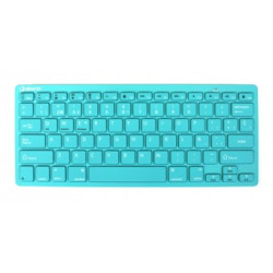 TECLADO INALAMBRICO SILVER HT COLORS TURQUESA