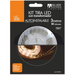 KIT TIRA LED SILVER ELECTRONICS 300