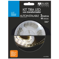 KIT TIRA LED SILVER ELECTRONICS 300