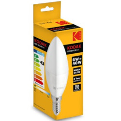 BOMBILLA LED KODAK VELA C37 E14