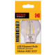 BOMBILLA LED KODAK FILAMENTO CRISTAL ESFERICA Bombillas led BOMBILLA LED KODAK FILAMENTO CRISTAL ESFERICA Bombillas led
