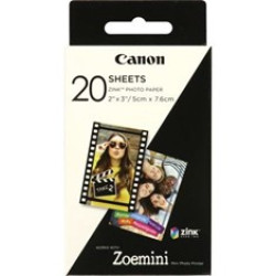 PAPEL FOTOGRAFICO CANON ZP - 2030 20 HOJAS