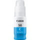 BOTELLA TINTA CANON GI - 50C CIAN 7700 Consumibles impresión de tinta BOTELLA TINTA CANON GI - 50C CIAN 7700 Consumibles impresión de tinta
