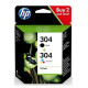 PACK 2 CARTUCHO TINTA HP 304 Consumibles impresión de tinta