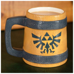 TAZA PALADONE ZELDA BARRIL ESCUDO HYRULE
