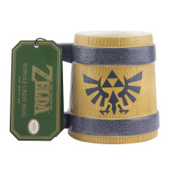 TAZA PALADONE ZELDA BARRIL ESCUDO HYRULE