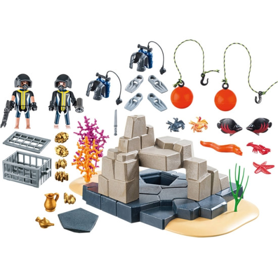 PLAYMOBIL FUERZAS ESPECIALES SUPERSET UNIDAD BUCEO Playmobils