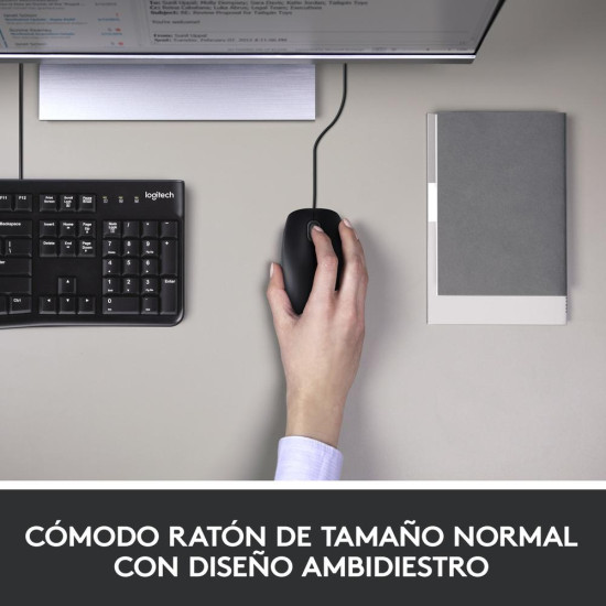 COMBO TECLADO Y RATON LOGITECH MK120 Teclado + ratón COMBO TECLADO Y RATON LOGITECH MK120 Teclado + ratón