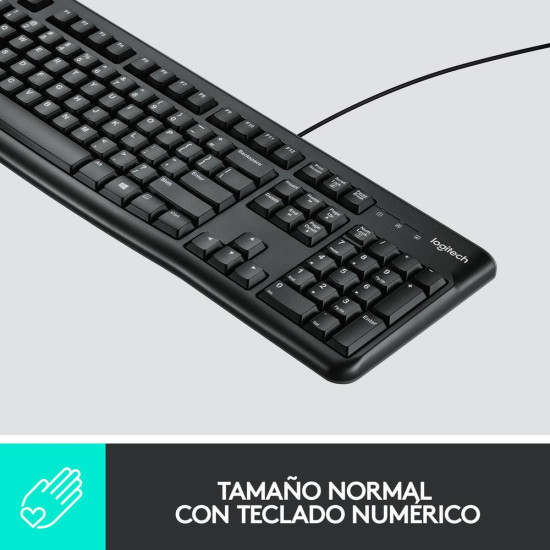 COMBO TECLADO Y RATON LOGITECH MK120 Teclado + ratón COMBO TECLADO Y RATON LOGITECH MK120 Teclado + ratón