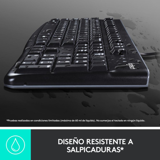 COMBO TECLADO Y RATON LOGITECH MK120 Teclado + ratón COMBO TECLADO Y RATON LOGITECH MK120 Teclado + ratón