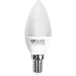 BOMBILLA LED SILVER ELECTRONIC VELA DECORATIVA