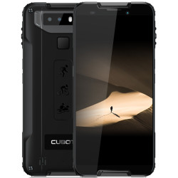 Telefono movil smartphone cubot quest negro - 5.5pulgadas - 64gb rom - 4gb ram - 12+2mpx -  8mpx - ip68 -  octa core - dual sim - 4g - huella y desbloqueo facial