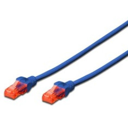 Cable red ewent latiguillo rj45 utp cat6 3m azul