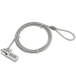 Cable de seguridad cierre combinacion (universal) para portatil