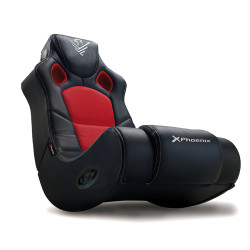 Sillon -  sofa phoenix gaming racer negro incorpora sistema de sonido 2.1 - conector jack 3.5mm - bt - bateria 2000mah