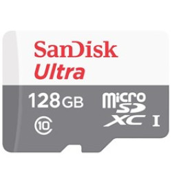 Tarjeta memoria micro secure digital sd xc + adaptador sandisk - 128gb - clase 10 - sdxc - 80mb - s