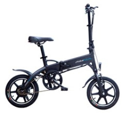 Bicicleta electrica skateflash folding ebike compact rueda 14pulgadas bateria 7.8a motor 36v - 250w autonomia hasta 35km