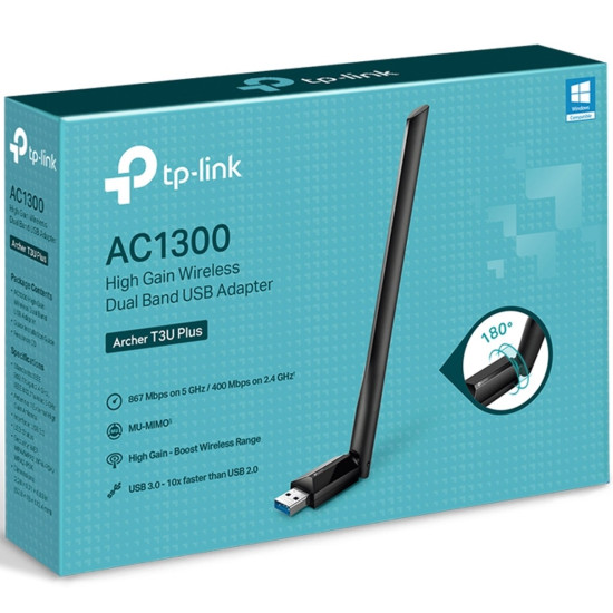ADAPTADOR USB 3.0 DUAL BAND AC1300 Adaptadores usb red ADAPTADOR USB 3.0 DUAL BAND AC1300 Adaptadores usb red
