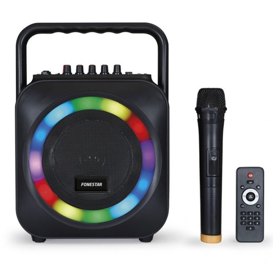 ALTAVOZ PORTATIL FONESTAR BOX - 35LED BLUETOOTH KARAOKE Altavoces