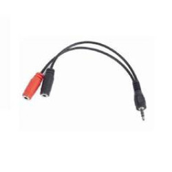 CABLE AUDIO CCA - 417 JACK 3.5MM 2XFEMENINO - MASCULINO