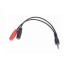 CABLE AUDIO CCA - 417 JACK 3.5MM 2XFEMENINO - MASCULINO