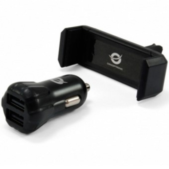 CARGADOR COCHE USB CONCEPTRONIC 2 PUERTOS Cargadores para móviles