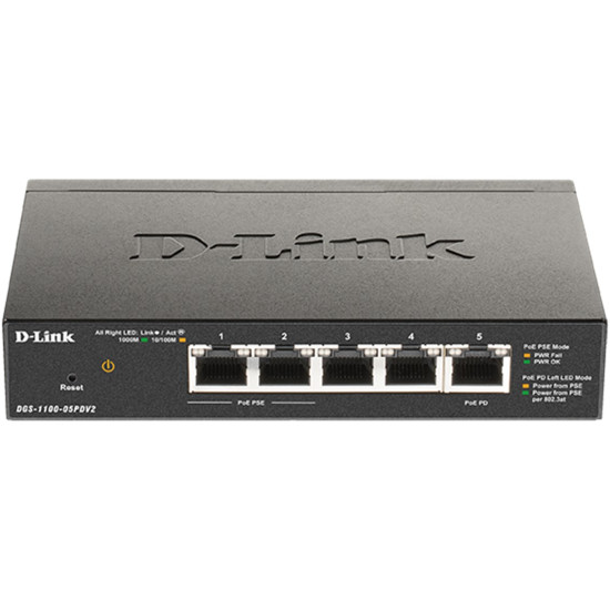 SWITCH D - LINK 5 PUERTOS GIGABIT POE - POWERED Switch SWITCH D - LINK 5 PUERTOS GIGABIT POE - POWERED Switch