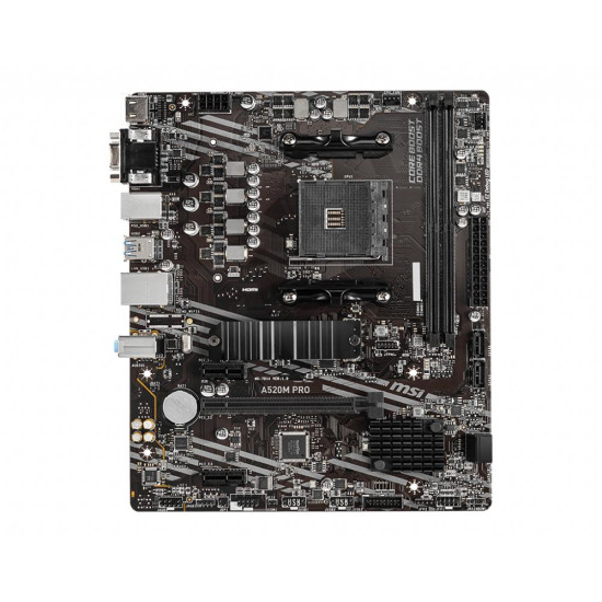 PLACA BASE MSI AM4 A520M PRO Placas base PLACA BASE MSI AM4 A520M PRO Placas base