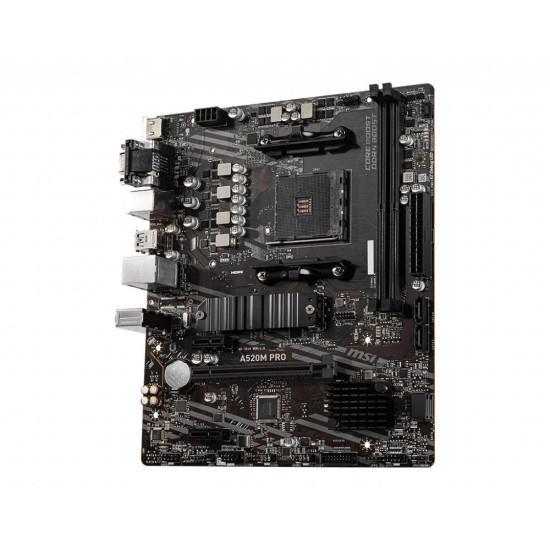 PLACA BASE MSI AM4 A520M PRO Placas base PLACA BASE MSI AM4 A520M PRO Placas base