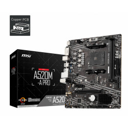 PLACA BASE MSI AM4 A520M - A PRO