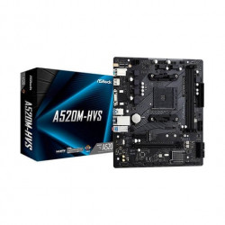 PLACA BASE ASROCK AM4 A520M - HVS M - ATX