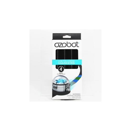 ROTULADORES MARCADORES OZOBOT LAVABLES NEGRO PACK Robotica ROTULADORES MARCADORES OZOBOT LAVABLES NEGRO PACK Robotica