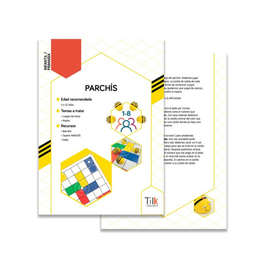 TAPETE PARCHIS + ESCALERAS TILK ROBOTS Robotica TAPETE PARCHIS + ESCALERAS TILK ROBOTS Robotica