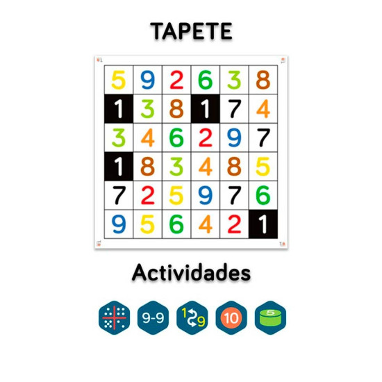 TAPETE BLANCO TILK BEE - BOT + FICHAS Robotica TAPETE BLANCO TILK BEE - BOT + FICHAS Robotica