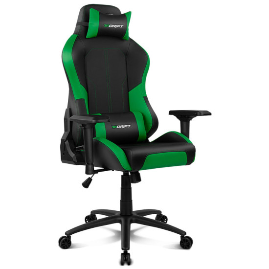 SILLA GAMING DRIFT DR250 NEGRO VERDE Sillas