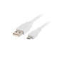 CABLE USB LANBERG 2.0 MACHO MICRO Cable de datos CABLE USB LANBERG 2.0 MACHO MICRO Cable de datos