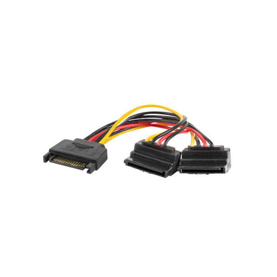 CABLE ALIMENTACION LANBERG SATA MACHO 2X Cables de alimentación CABLE ALIMENTACION LANBERG SATA MACHO 2X Cables de alimentación