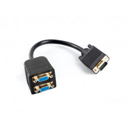 ADAPTADOR LANBERG VGA VGA X2 20CM